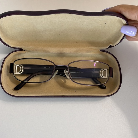 Christian Dior Metallic Purple Prescription Glasses - Picture 13 of 14